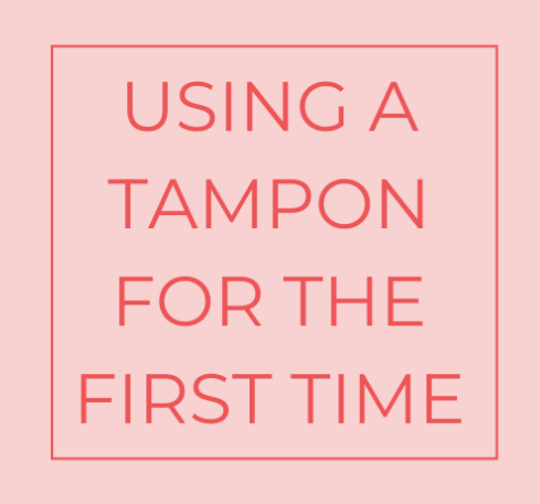 First Time Use Image Tutorial How To Insert A Tampon For The First Time